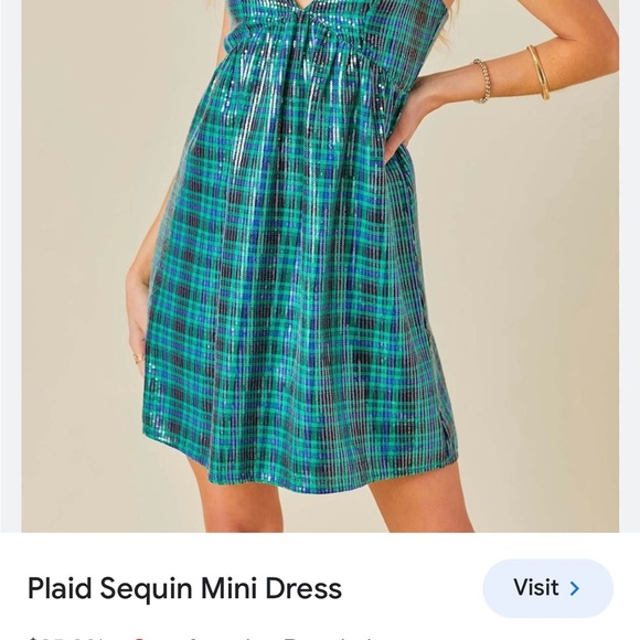 NWT Plaid Sequin Mini Dress
By Day and Moon Size Small - Picture 3 of 9